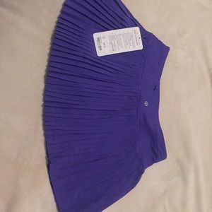 New Lululemon athletica purple pleated skirt